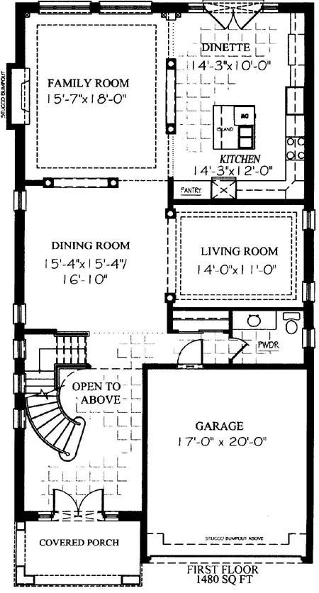 The Dakota - Main Floor - Floorplan